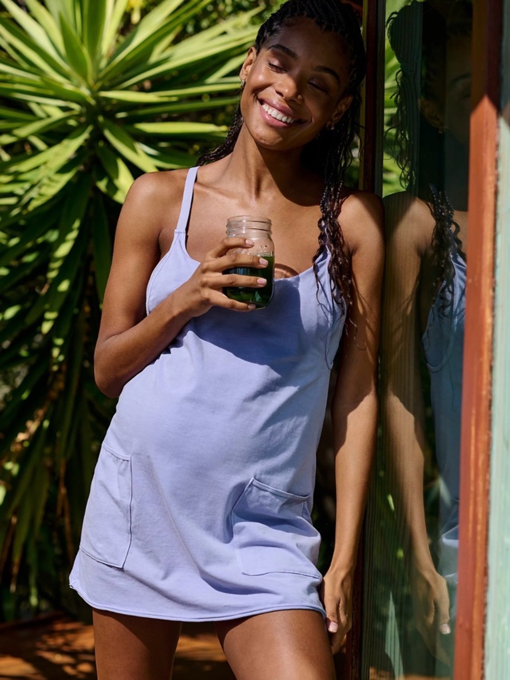 Hatch X Free People Hot Shot Maternity Mini Dress in lavender. Barely used!